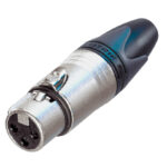 Neutrik NC3FXX 3 pólusú XLR egyenes lengő aljzat