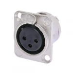 Neutrik NC3FD-L-1 mama XLR panelbe szerelhető