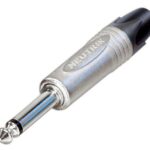 Neutrik NP2X mono 6.3mm Jack dugó egyenes