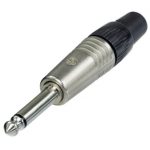 Neutrik NP2C mono 6.3mm Jack dugó egyenes