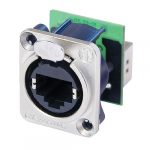 Neutrik NE8FDP EtherCON RJ45 átvezető aljzat D-házba szerelve