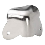 Adam Hall 4026 nikkelezett sarokvédő 1x37x23mm, furat átmérő 4.2mm