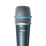 Shure BETA57A dinamikus hangszermikrofon pergő és beszéd