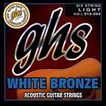 GHS WBL White Bronze 12-54 akusztikus gitárhúr