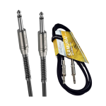 Roxtone gitárkábel fekete 5m SGJJ100L5 6.3mm Jack2 - 6.3mm Jack2 Samurai sorozat