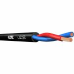 Klotz LY225S fekete twinax hangfalkábel 2x2.5mm2 méterben