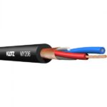 Klotz MY206SW PRO mikrofonkábel 2x0.22 mm sodrott árnyékolás alacsony 60 pF/m fekete