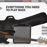 Squier Affinity Precision Bass PJ 3TS elektromos basszus gitár készlet