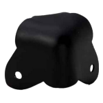 Adam Hall 4026BLK fekete sarokvédő 1x37x23mm, furat átmérő 4.2mm