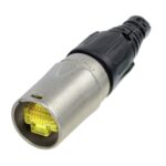 Neutrik NE8MX etherCON RJ45-XLR lengő nikkel ház utólag felszerelhető