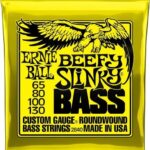 Ernie Ball 2840 Nickel Wound Bass Beefy Slinky 65-130 basszusgitár húrkészlet 4húros