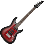 Ibanez GSA60QA TRB elektromos gitár transparent red burst