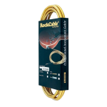 RockCable RCL30206 gitárkábel 6m arany egyenes-egyenes