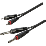 Roxtone Samurai RACC150L 6 kábel 2x6.3mm Jack2-2xRCA 1m