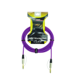 Roxtone gitárkábel áttetsző lila 3m TGJJ100L3-TPL 6.3mm Jack2-6.3mm Jack2 Instrument sorozat