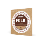 Daddario EJ32 Folk Silver Wound_Black Nylon Ball End