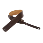 Levys DM1 DBR 60mm hasított bőr szegélyezett 140cm hosszú sötét barna
