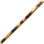 Terre Bamboo Burned Painted Didgeridoo 100