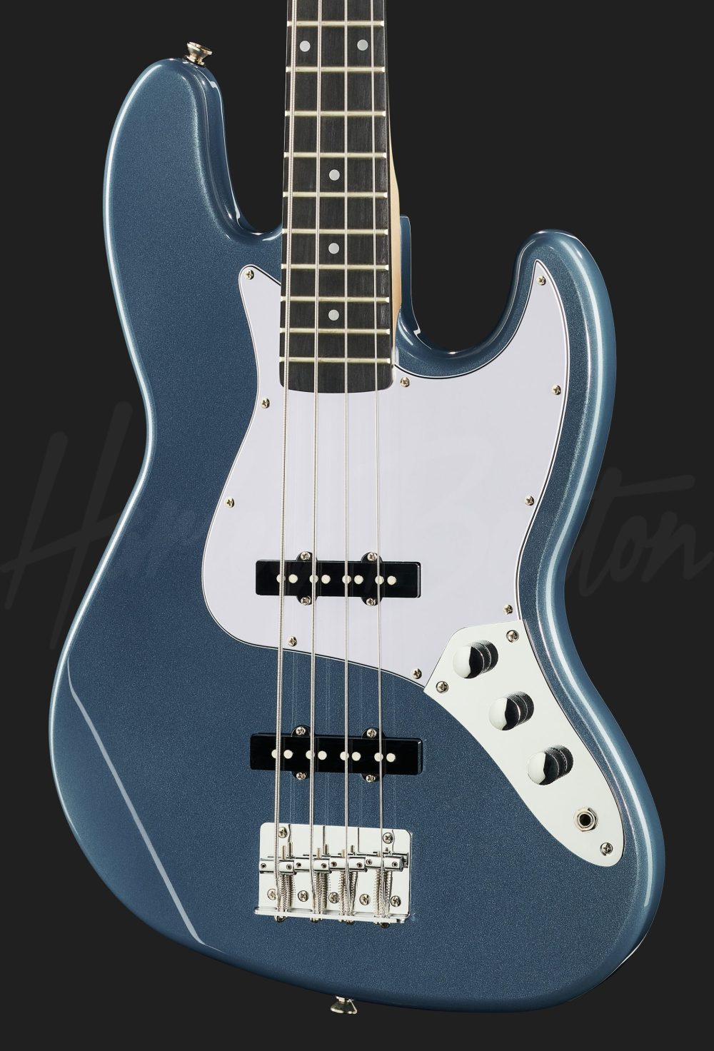 Harley Benton JB-20BM JazzBass Standard Series elektromos basszusgitár - Image 3