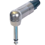 Neutrik NP2RX mono 6.3mm Jack dugó pipa fényes házzal