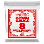 Ernie Ball 1008 E1 .008 acél elektromos vagy akusztikus gitárhúr