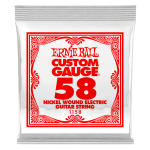 Ernie Ball 1158 H7 .058 egyes sodrott nickel bevonatú elektromos gitárhúr