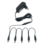 RockPower NT50 EU hálózati adapter 9V DC 1300mA polipkábellel