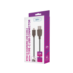 Setty USB Type A-Type C 2A töltő és adat kábel fehér 1m