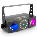 BeamZ Terminator IV LED Double Moon with laser and strobe