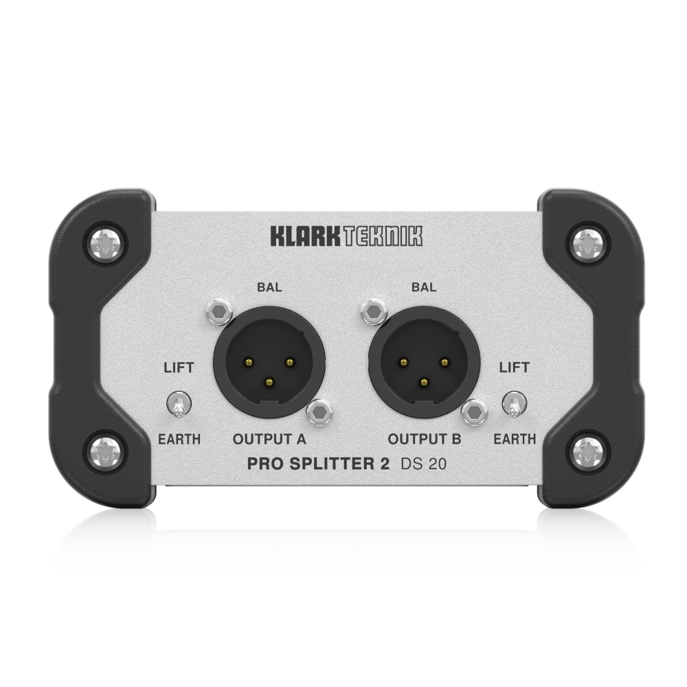 Klark Teknik DS20 Pro Splitter2 passzív mikrofonjel elosztó 1be/2kimenet - Image 3