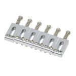 Partsland S4-108-CR starto-style elektromos gitár nyereg, W10.8mm, króm, darabár