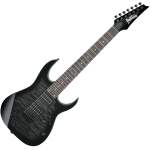 Ibanez GRG7221QA-TKS Transparent Black Burst 7húros elektromos gitár áttetsző fekete