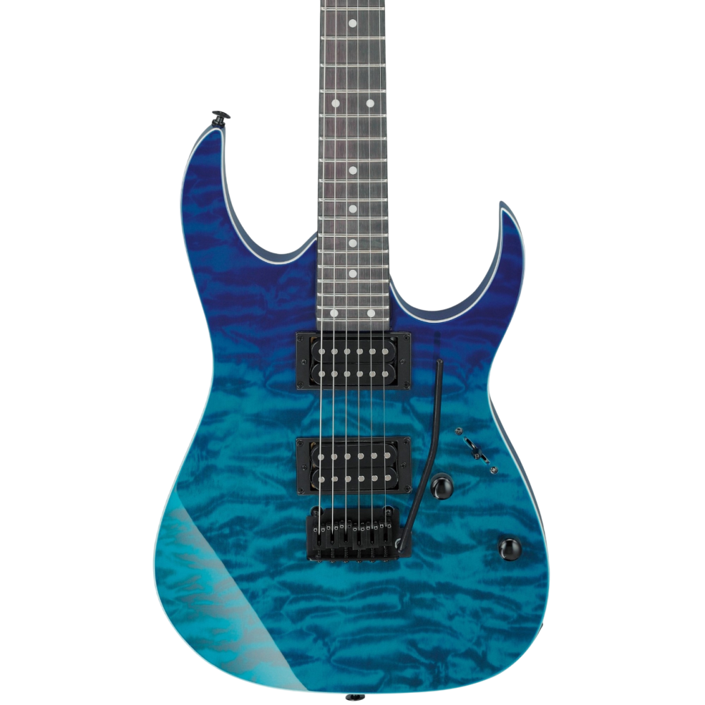 Ibanez GRG120QASP-BGD 6húros elektromos gitár super strat forma Blue Gradation - Image 4
