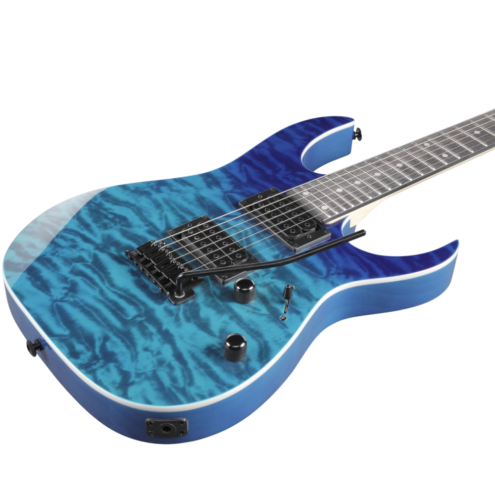 Ibanez GRG120QASP-BGD 6húros elektromos gitár super strat forma Blue Gradation - Image 6